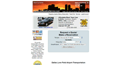 Desktop Screenshot of dallaslimoandcarservice.com